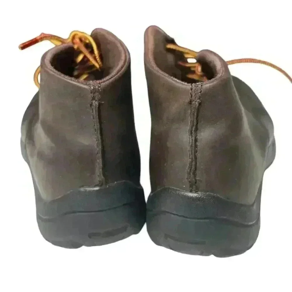 L.L. Bean Men's Leather Hiking Boots Dark Brown Lace Up 8.5